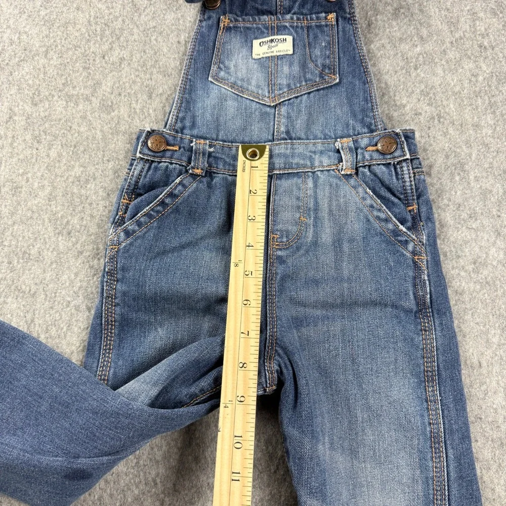 OshKosh Kids Overalls 3T  Blue Denim Bgosh Bib  Medium Wash‎ Adjustable
